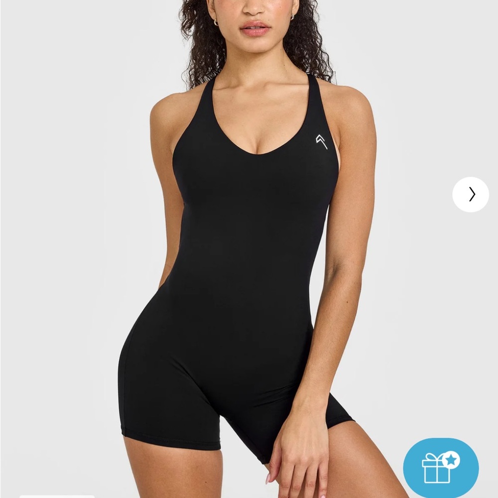 Black Athletic Bodysuit